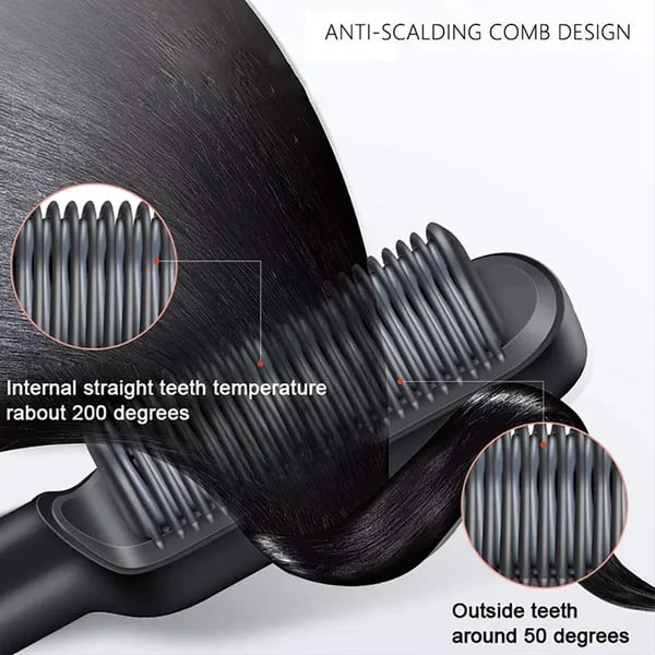 💖49% OFF💖-Negative Ion Hair Straightener Styling Comb