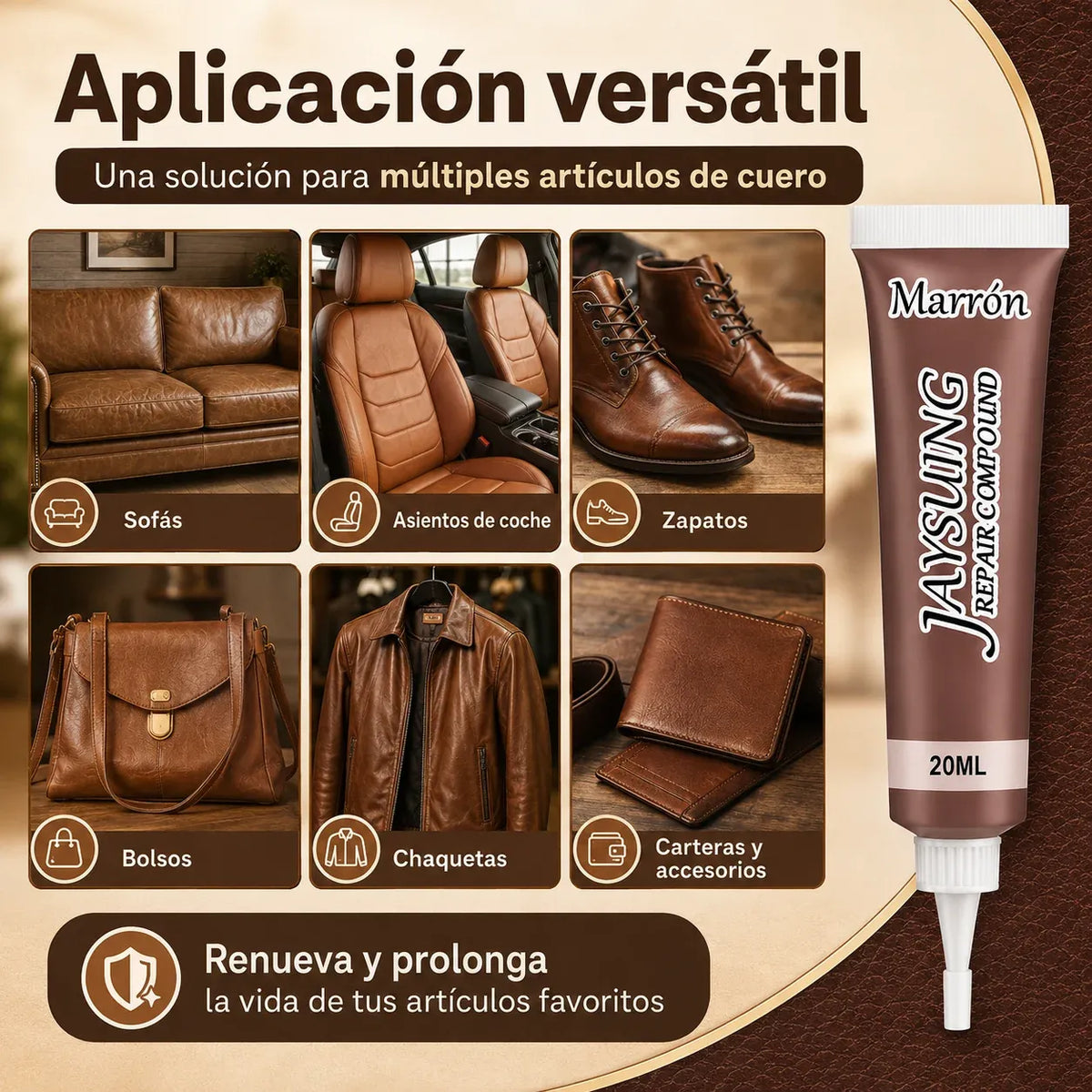 🔥 Limited-Time Offer – Buy 1, Get 1 FREE! 🔥 Advanced Leather Repair Gel