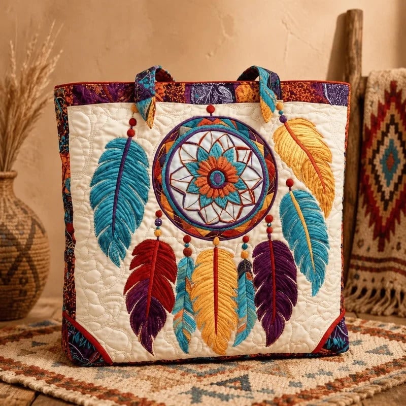 🔥HOT SALE🔥Handmade Native American Quilted Tote Bag👝