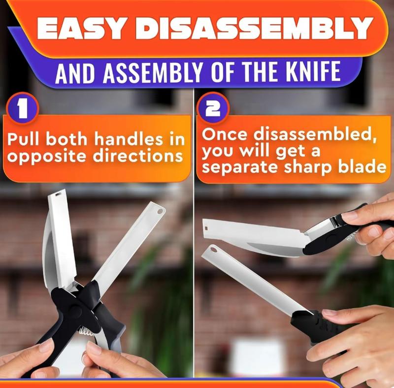 9.6\' Cut Reach Durable 2-in-1 Kitchenware Heavy-Duty Scissors