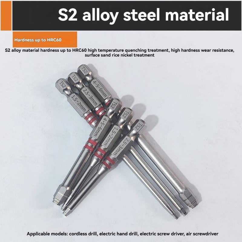 🥰 All-in-One Pagoda Hex Screwdriver Bit Set (6PCS)