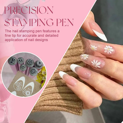 🔥LAST DAY 50% OFF - Nail Art Stamp Pen
