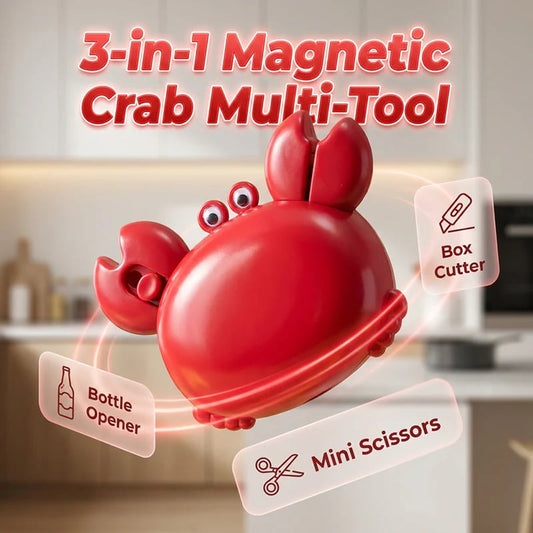 📢📢49% OFF !! ⏰Multifunctional Magnetic Crab-Shaped Bottle Opener