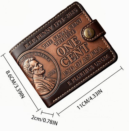 🔥HOT SALE🔥THE FINAL CENT Leather Wallet