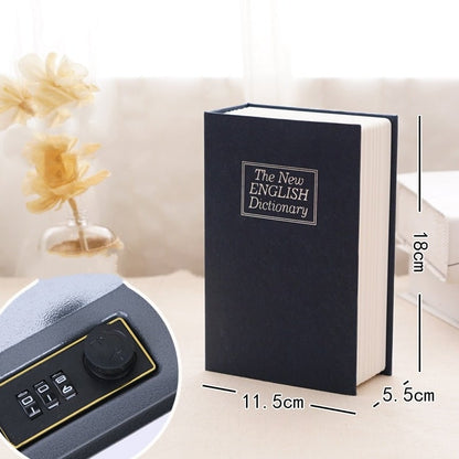 🔥2026 NEW ARRIVAL🔥Simulated Book Safe, Combination Book-style Cash Lock Box, Secret Hidden Storage Box
