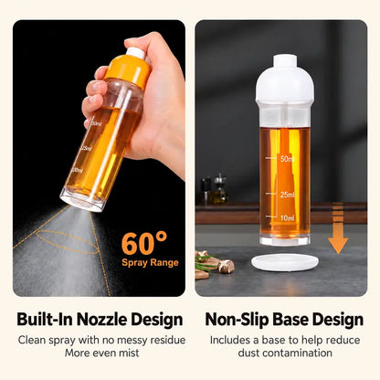 Buy 1  Get 1 Free 🧂 Refillable Cooking Oil Sprayer – Olive Oil Spray Bottle with Nozzle at the Base 🧂