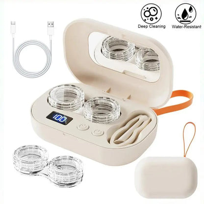 🔥Hot Sale 49% OFF🔥Rechargeable Ultrasonic Contact Lens Cleaner