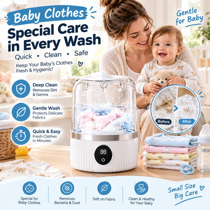 Wireless Mini Washing Machine
