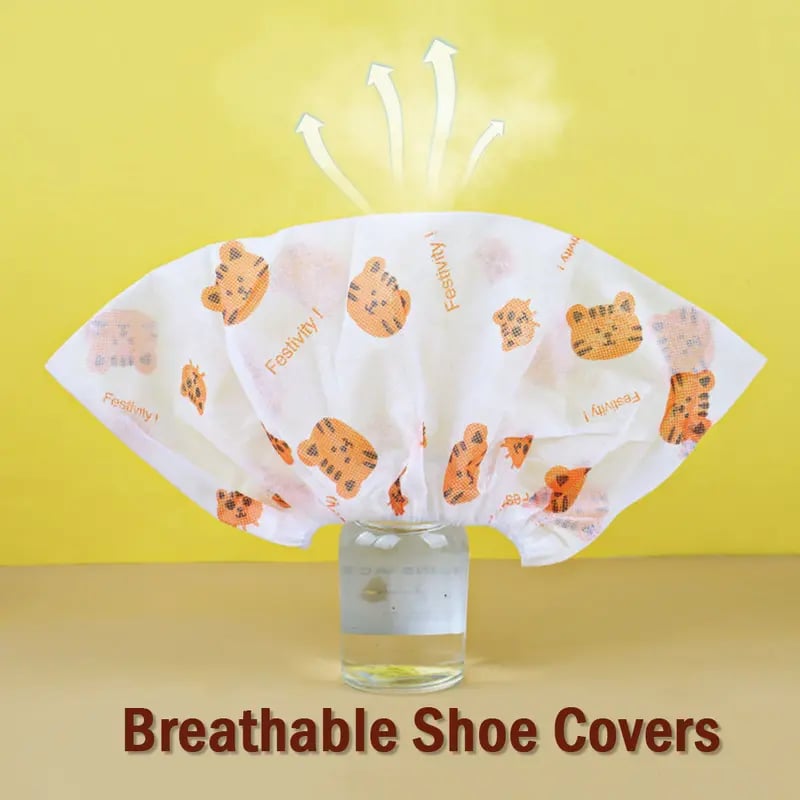 50 counts Disposable Thickened Cartoon Shoe Covers
