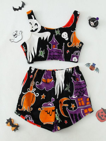 💥40% Off 🎃Halloween  vest pajamas set👻