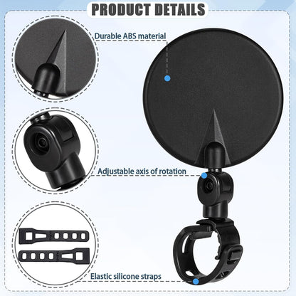 ✨Last Day 49% OFF - 2 Pcs Bike Mirror Handlebar Mount