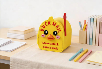 3D Printed Magnetic Cruising Ducks Mailbox Wall Mounted Mini Box with 2 Mini Ducks