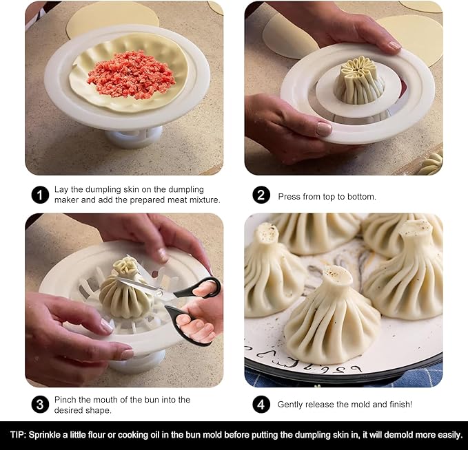 Flower Shaped Bun & Dumpling Machine💥