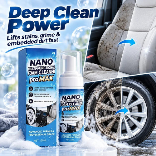 💯 Nano Multi-Functional Foam Cleaner for Cars & Home