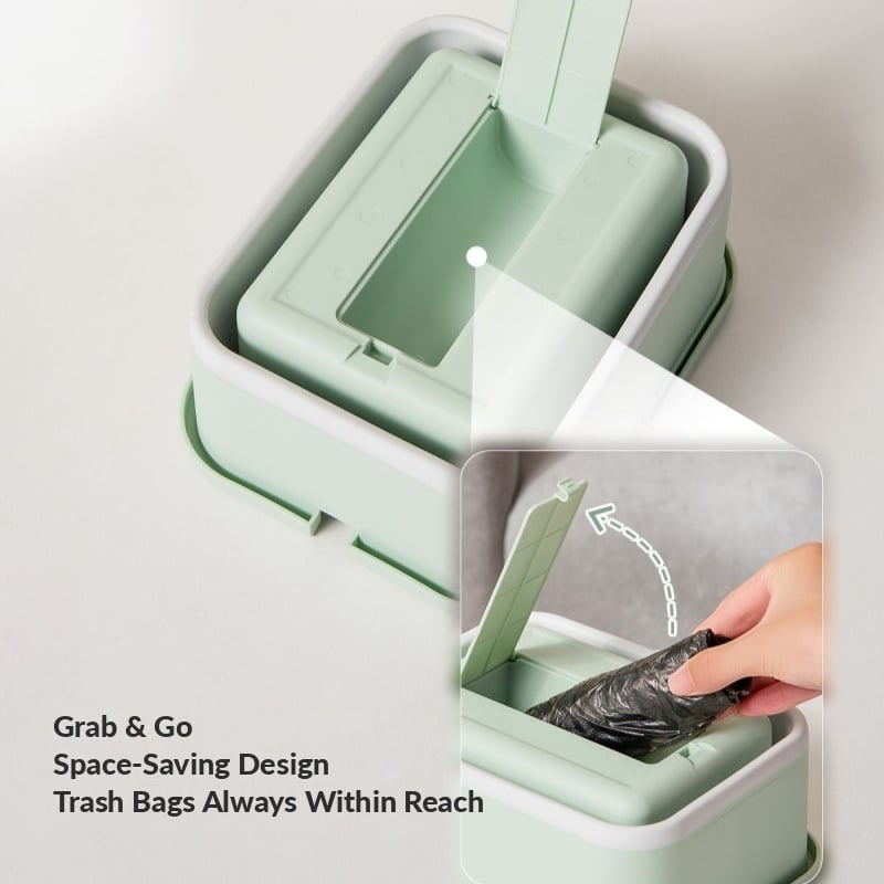 🚗Collapsible Car Trash Can with Hidden Trash Bag Storage