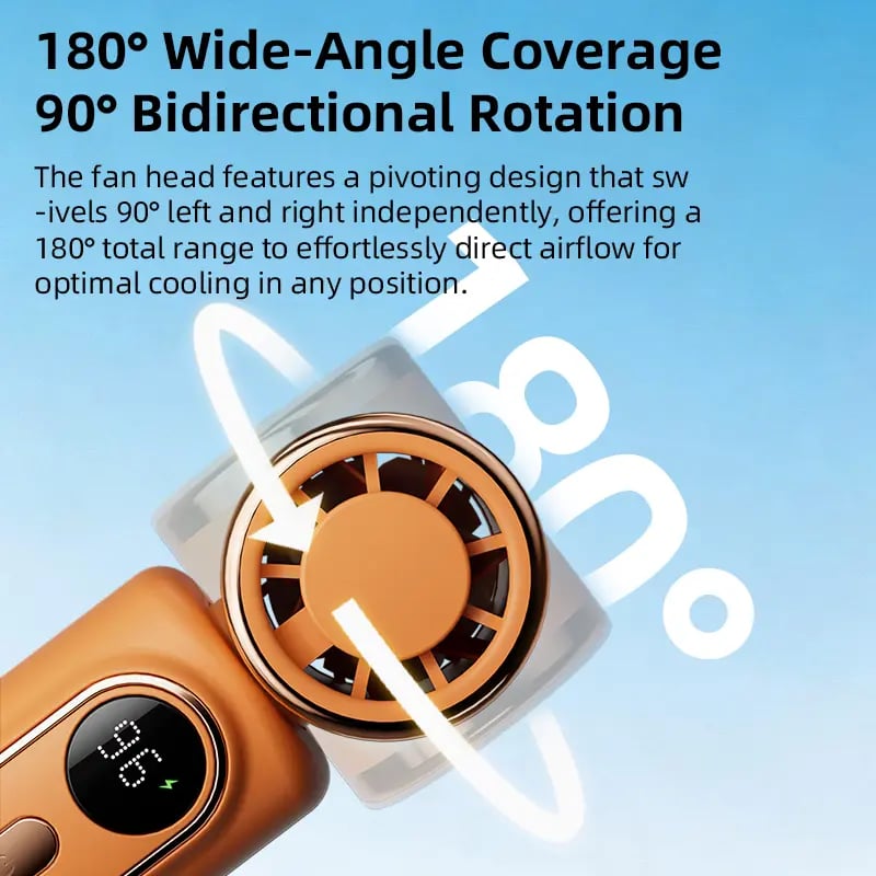 🔥Miniventilador portátil de mano con clip 2026