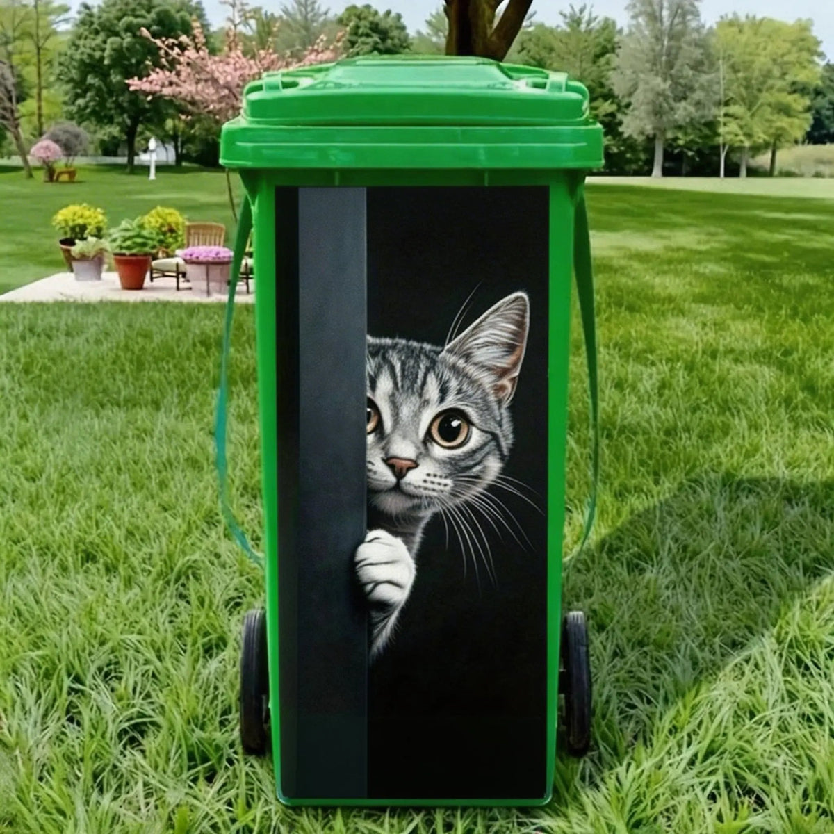 🔥 LAST DAY 50% OFF 🔥 🐴 Horse & Donkey Wheelie Bin Sticker – Waterproof Decal 🌾