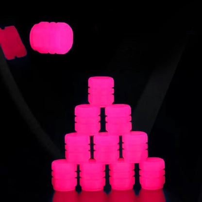 TAPAS DE VÁLVULA DE NEUMÁTICOS FLUORESCENTES