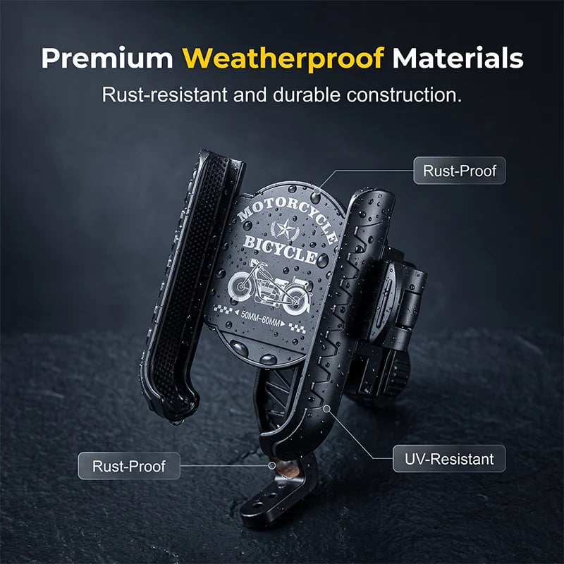 Bike Phone Mount – Secure Lock & One-Handed Quick Release