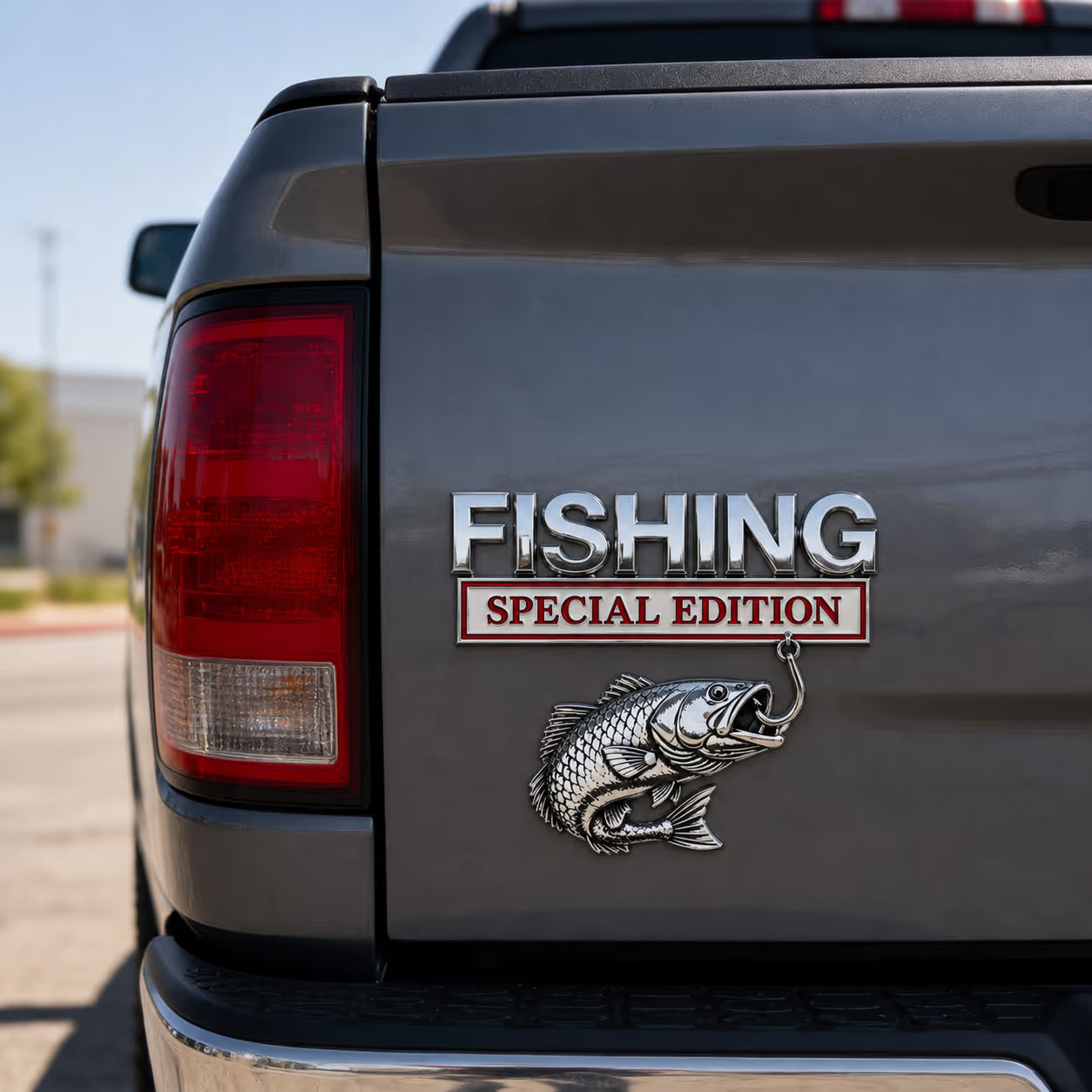🔥 🎣 Fishing Special EditionTM Premium 3D Metal Vehicle Emblem Badge