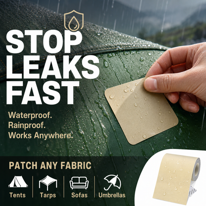 ⛺50% OFF NOW !🔧 Quick Repair Without Sewing – Self-Adhesive Patch for Tarps, Tents & Outdoor Materials