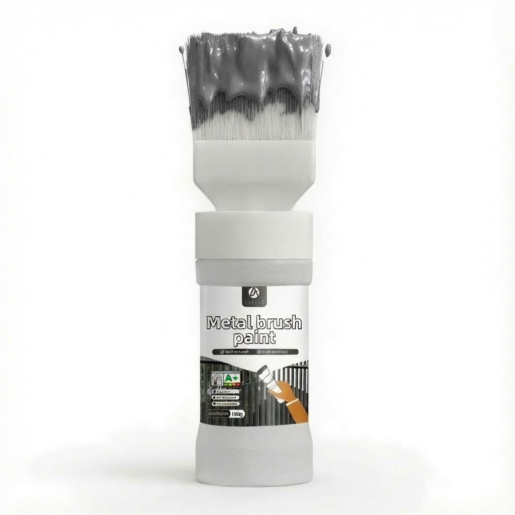 ✨New Arrival✨Water-Based Metallic Silver Paint with Built-in Brush（52% OFF）