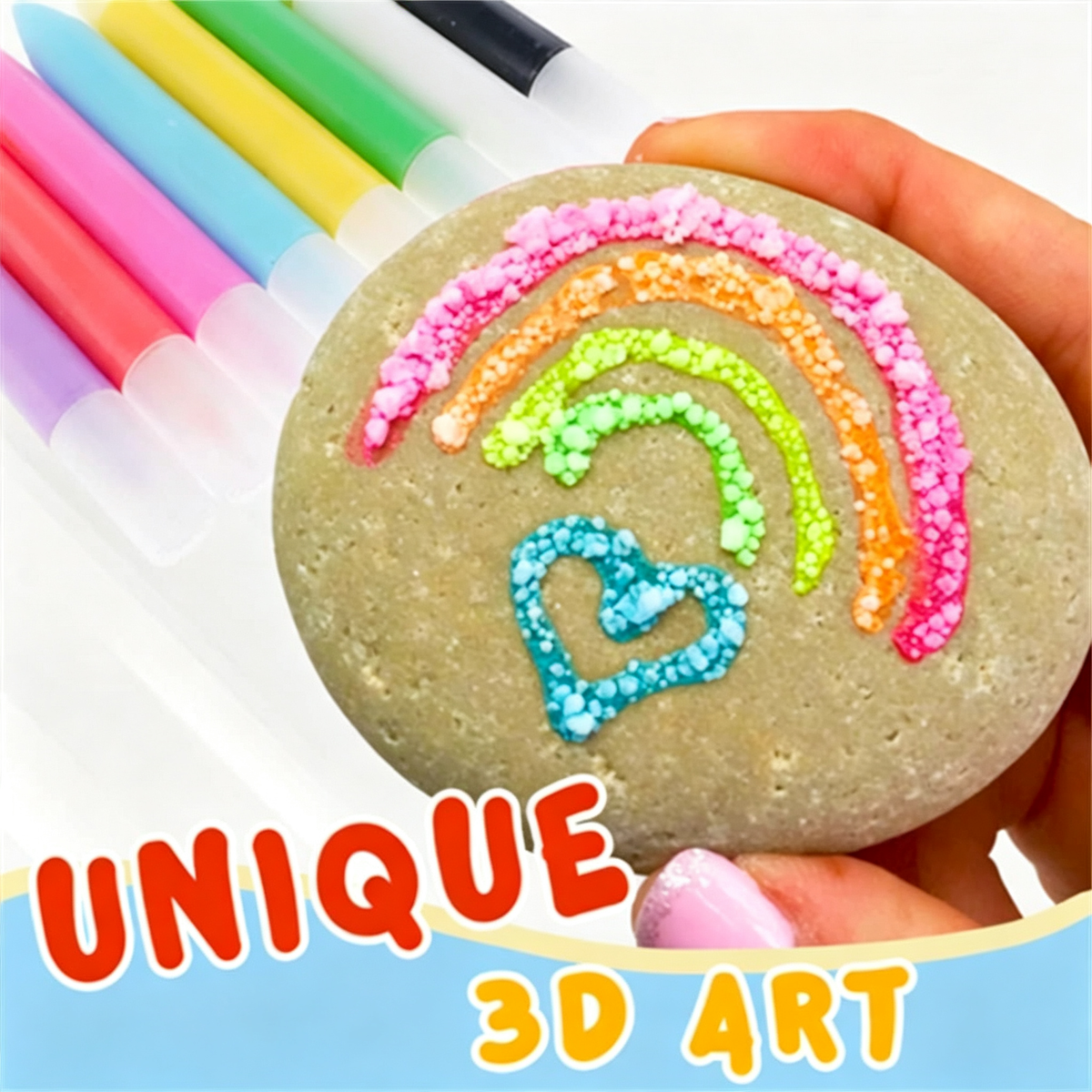 💥LAST DAY BUY 2 GET 1 FREE!!🎁🔮Magic Pen – Draw 3D with one stroke!🎄 DIY Bubble Popcorn Drawing Pens