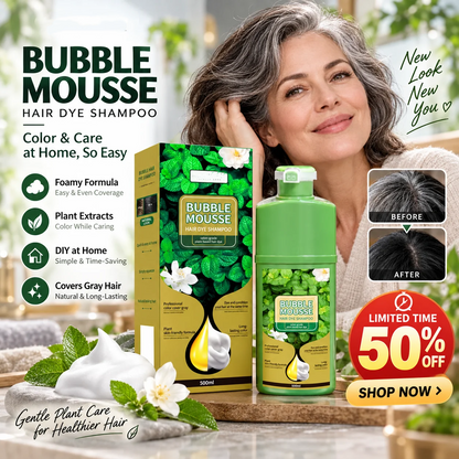 🌿💇‍♀️ Long-Lasting Plant-Based Foam Hair Dye🎨
