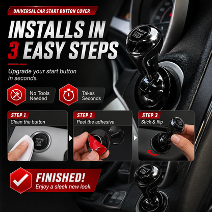 One-Touch Start Lever – Turn Your Push-Start Button Into a Fun, Sporty Metal Ignition Switch 🚗