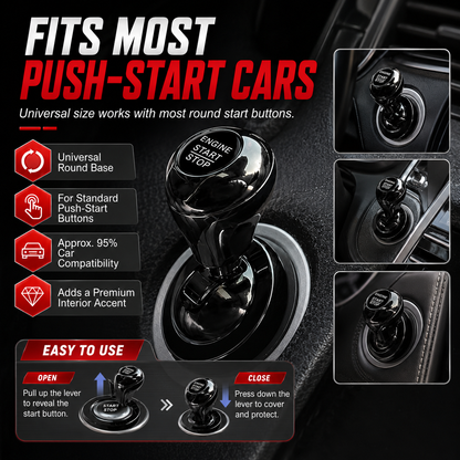 One-Touch Start Lever – Turn Your Push-Start Button Into a Fun, Sporty Metal Ignition Switch 🚗