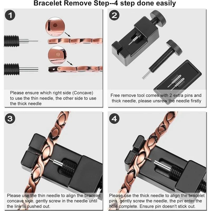 📢📢50% OFF !!🎁 Copper magnetic bracelet--Relieve fatigue and promote blood circulation