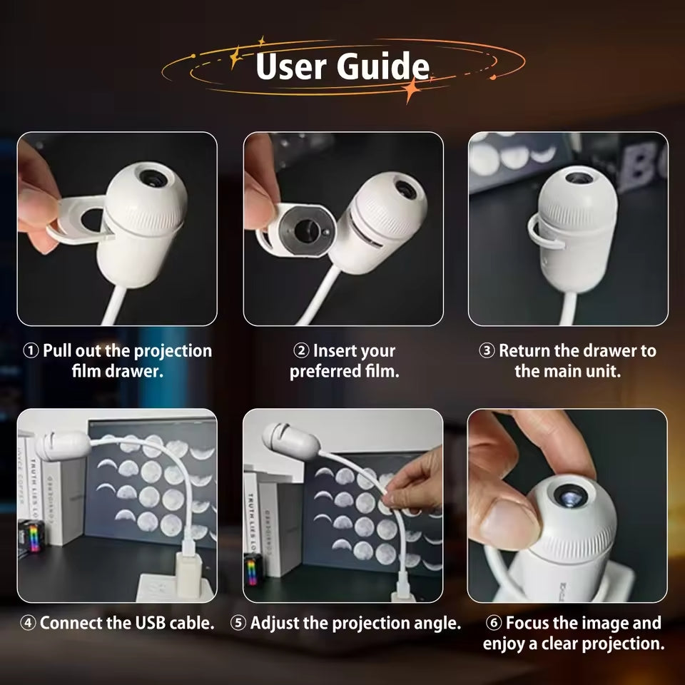 ✨ Plug-and-Play HD Star Projecto