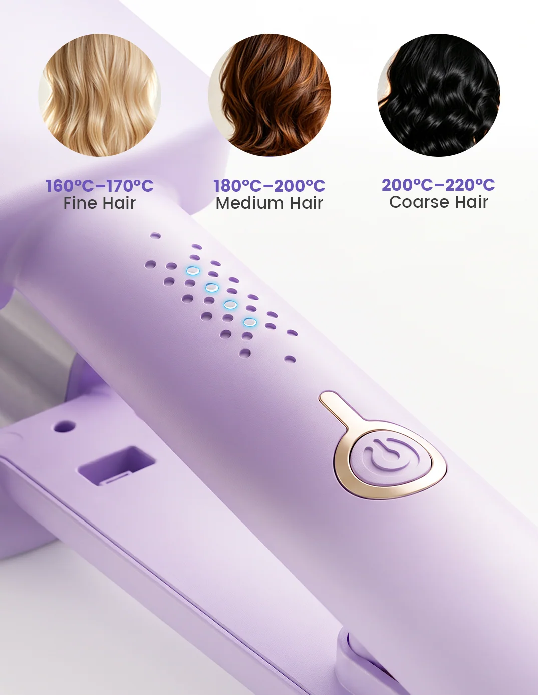 🌸 LIMITED-TIME 50% OFF! ✨Wavy Hair Curler – Big Bouncy Curls, 4 Adjustable Heat Settings & Negative Ion Care – Salon-Quality Styling at Home💇‍♀️