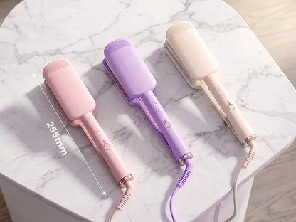 🌸 LIMITED-TIME 50% OFF! ✨Wavy Hair Curler – Big Bouncy Curls, 4 Adjustable Heat Settings & Negative Ion Care – Salon-Quality Styling at Home💇‍♀️