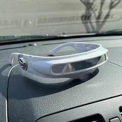 Cyberpunk Chrono-Visor Sunglasses