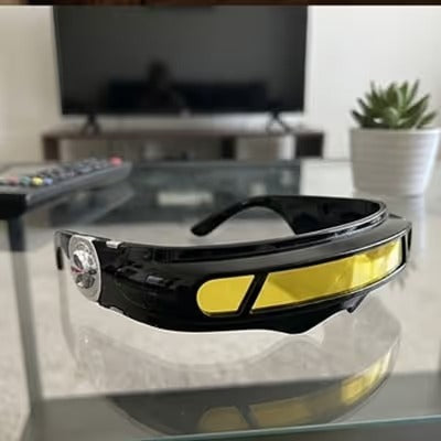 Cyberpunk Chrono-Visor Sunglasses