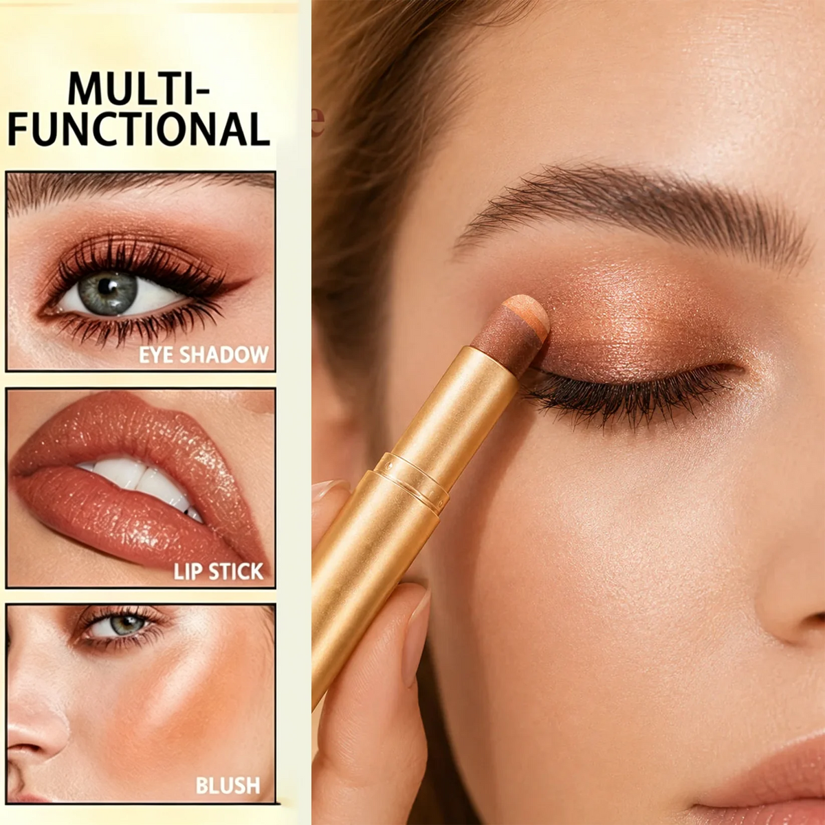 🏆Flash Sale⚡50K+ SOLD! Almost Gone-💥3 Color Eyeshadow Stick