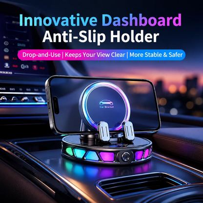 🎁2026 New Arrivals 50% OFF💥RGB Electric Car Phone Mount with Wireless Charging – Auto-Clamping & 15W Fast Charge ⚡