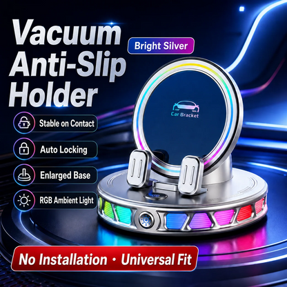 🎁2026 New Arrivals 50% OFF💥RGB Electric Car Phone Mount with Wireless Charging – Auto-Clamping & 15W Fast Charge ⚡