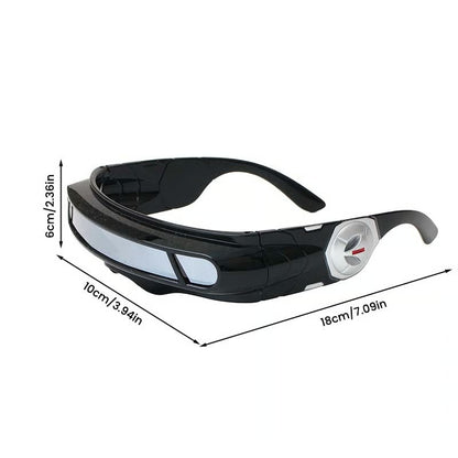 Cyberpunk Chrono-Visor Sunglasses