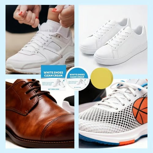 Gentle No-Rinse Shoe Cleaner & Whitening Cream