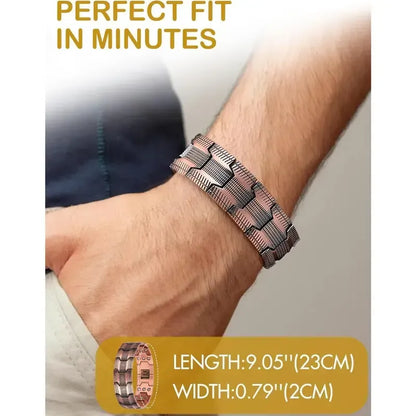 📢📢50% OFF !!🎁 Copper magnetic bracelet--Relieve fatigue and promote blood circulation
