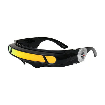 Cyberpunk Chrono-Visor Sunglasses