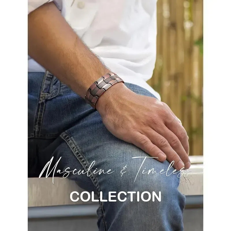 📢📢50% OFF !!🎁 Copper magnetic bracelet--Relieve fatigue and promote blood circulation