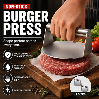 🥳HOT SALE🥳💞50K+ SOLD! Burger Press! Non-stick, easy clean & ergonomic. Perfect patties – grab yours! ✅