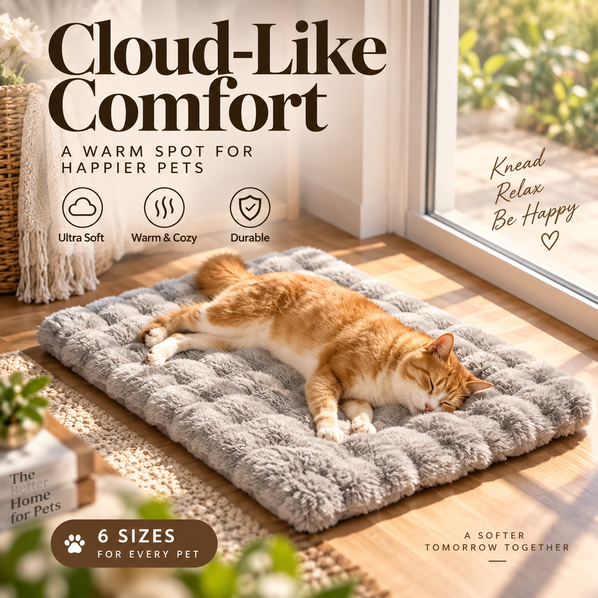 🐾 Pet Comforting Blanket/Mat