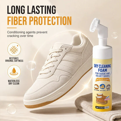 Suede and Nubuck Dry Cleaner and Oil Stain Remover for Shoes and Snow Boots