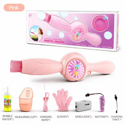 💯Super Offer💯 New 2026 Smoke Bubble Machine, Automatic Electric Rechargeable Smoke Bubble Machine, Magic Smoke Bubble Generator, 🫧🫧 Colorful Lights and Music, Smoke Bubble Game for Parties, Beaches, Summer
