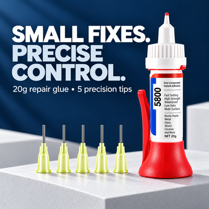 🛠️ Precision Repair Glue – 30g with 5 Fine Tips