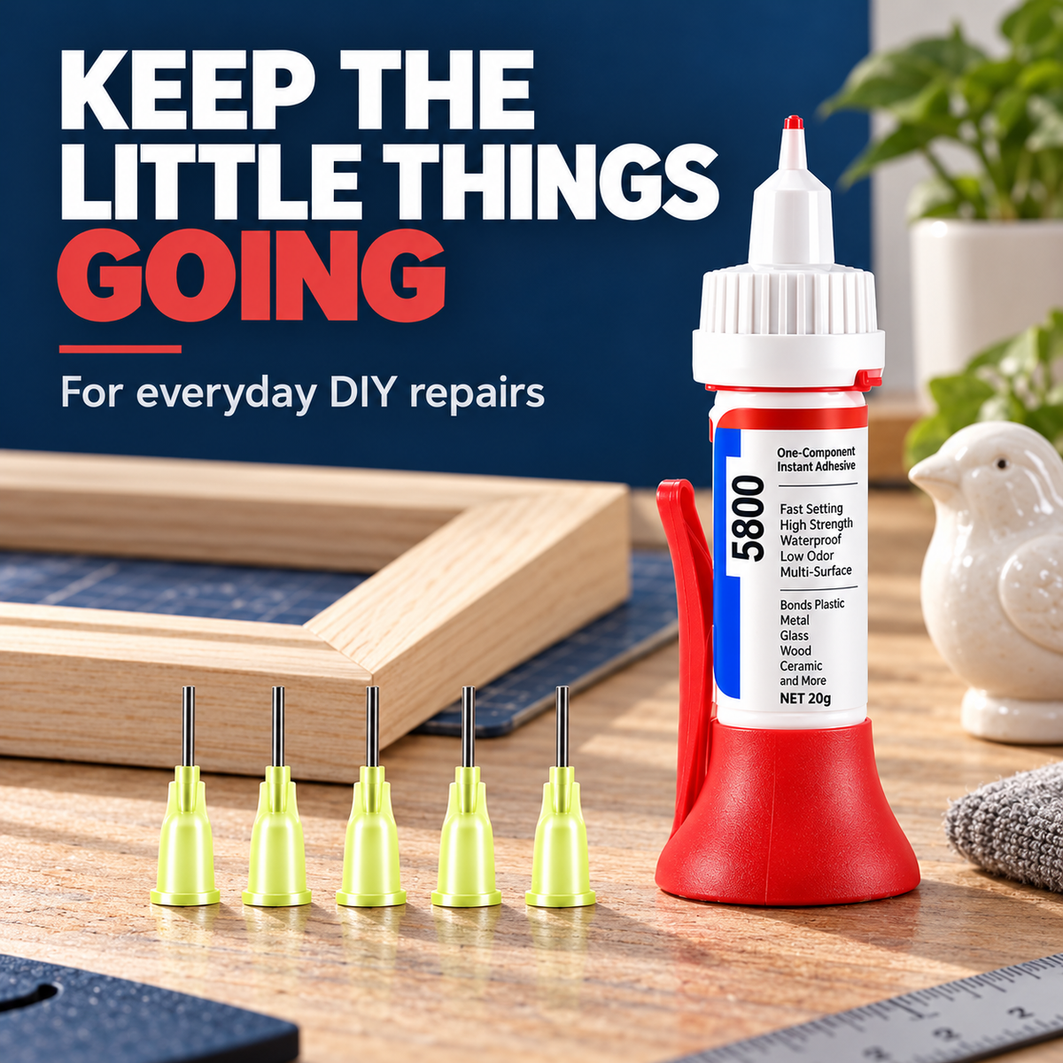 🛠️ Precision Repair Glue – 30g with 5 Fine Tips